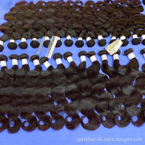 SPARK Hight Quality Wholesale Virgin Hair Vendors , Raw Virgin Brazilian Hair Products , 100% Natural Human Hair Bundles